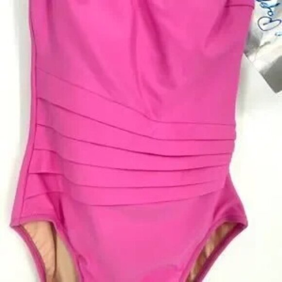 Rachel Pappo Swimsuit 6 Pink Slimming One Piece NWT $175 - Picture 5 of 5